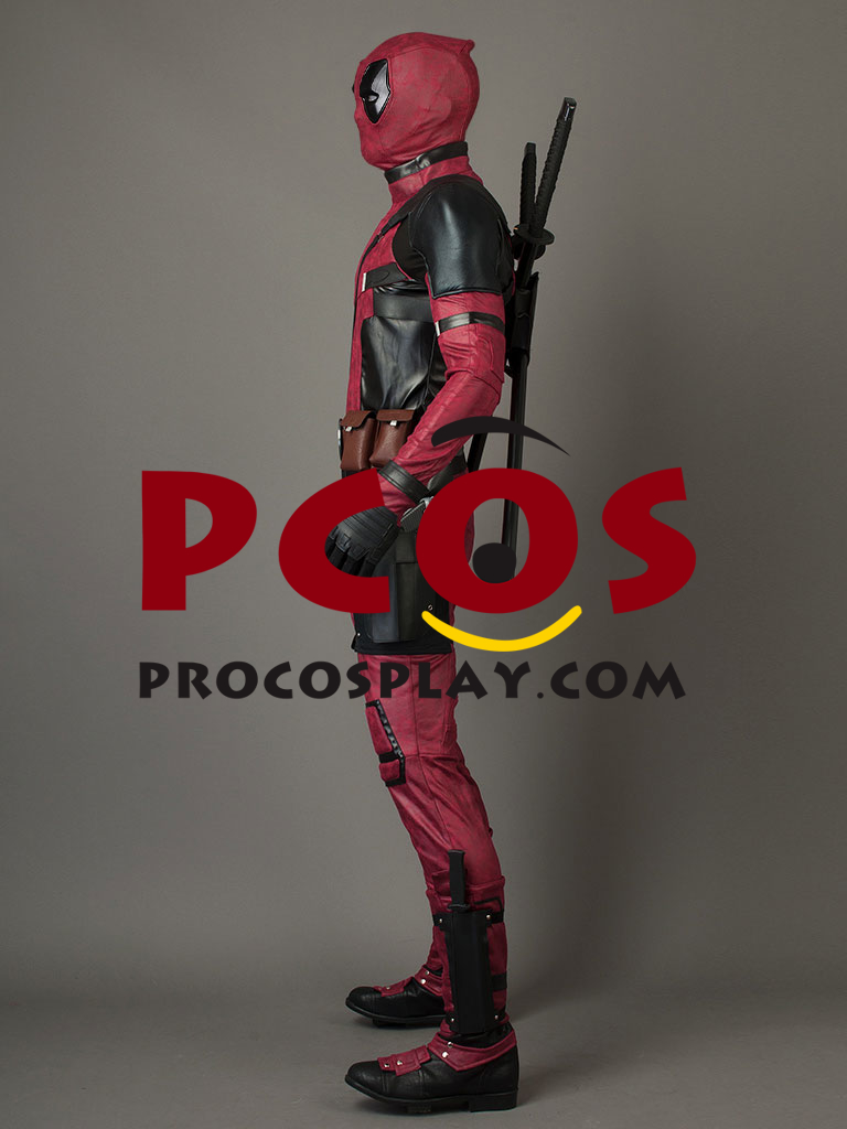 Deadpool 2 Wade Wilson Cosplay Costume Pleather Version mp003992