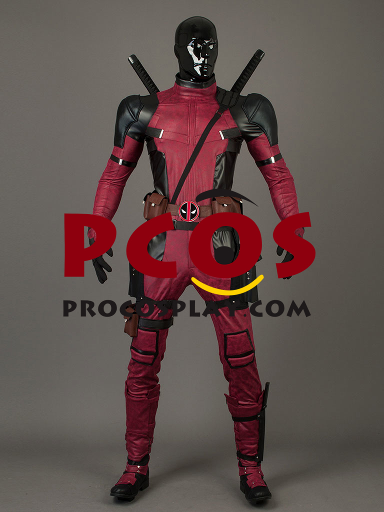 Deadpool 2 Wade Wilson Cosplay Costume Pleather Version mp003992