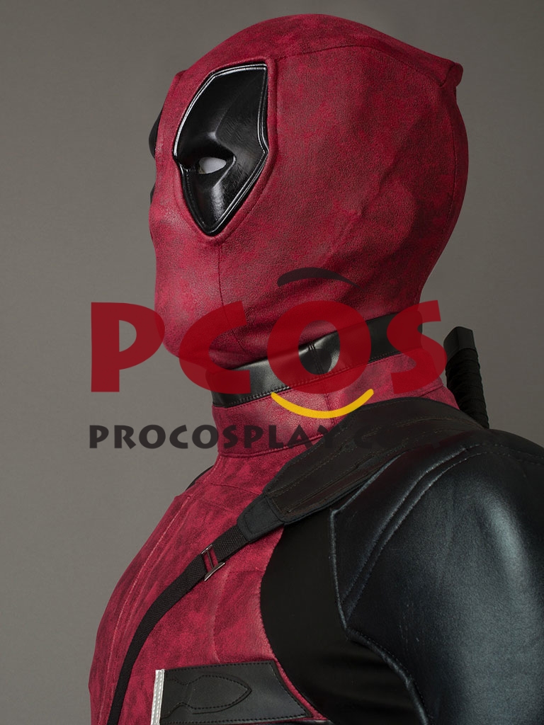 Ready to Ship Deadpool 2 Wade Wilson Cosplay Costume Pleather Version mp003992