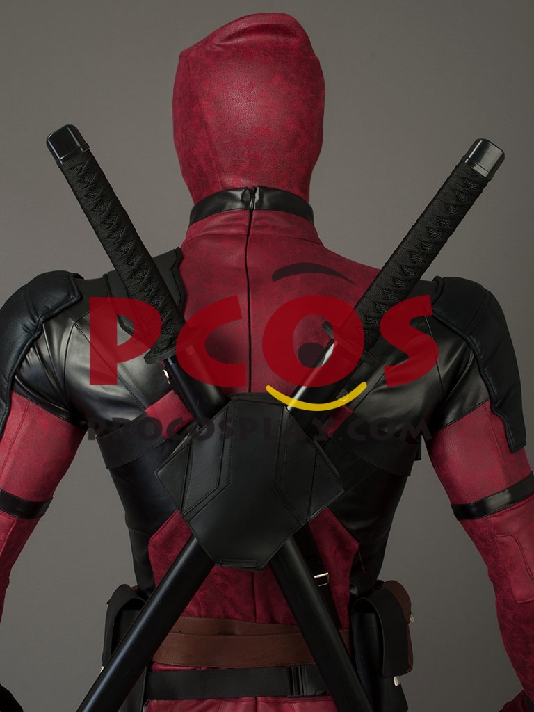 Ready to Ship Deadpool 2 Wade Wilson Cosplay Costume Pleather Version mp003992