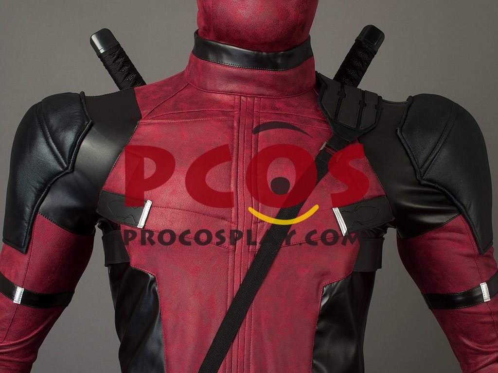 Ready to Ship Deadpool 2 Wade Wilson Cosplay Costume Pleather Version mp003992