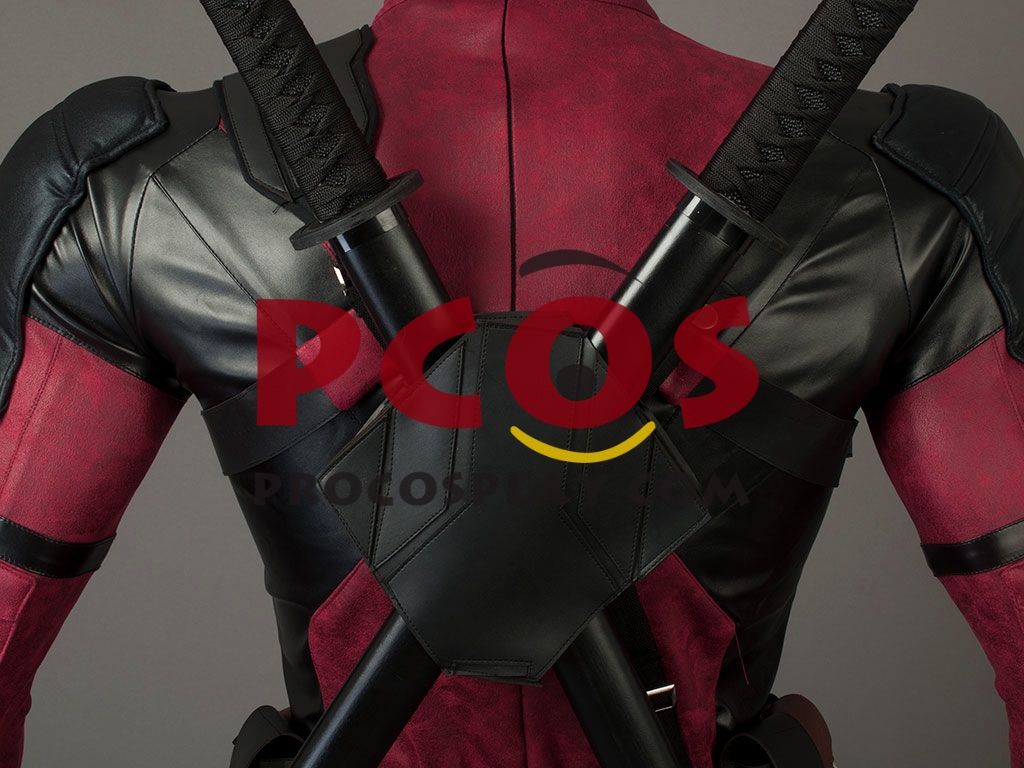 Ready to Ship Deadpool 2 Wade Wilson Cosplay Costume Pleather Version mp003992