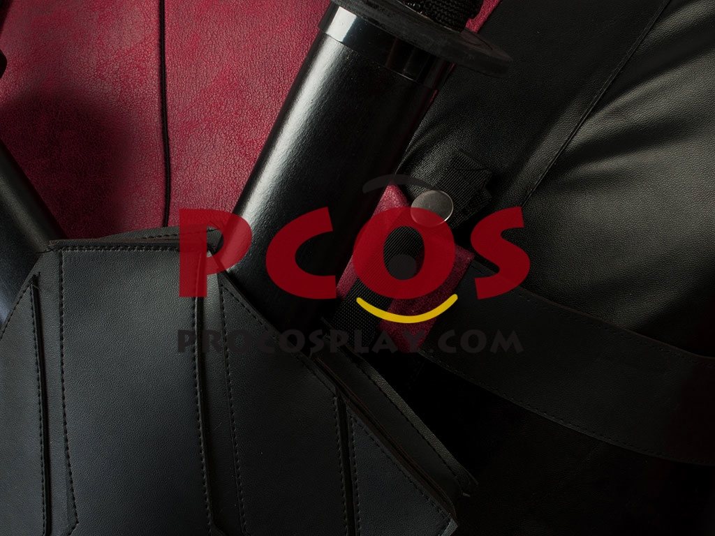 Ready to Ship Deadpool 2 Wade Wilson Cosplay Costume Pleather Version mp003992