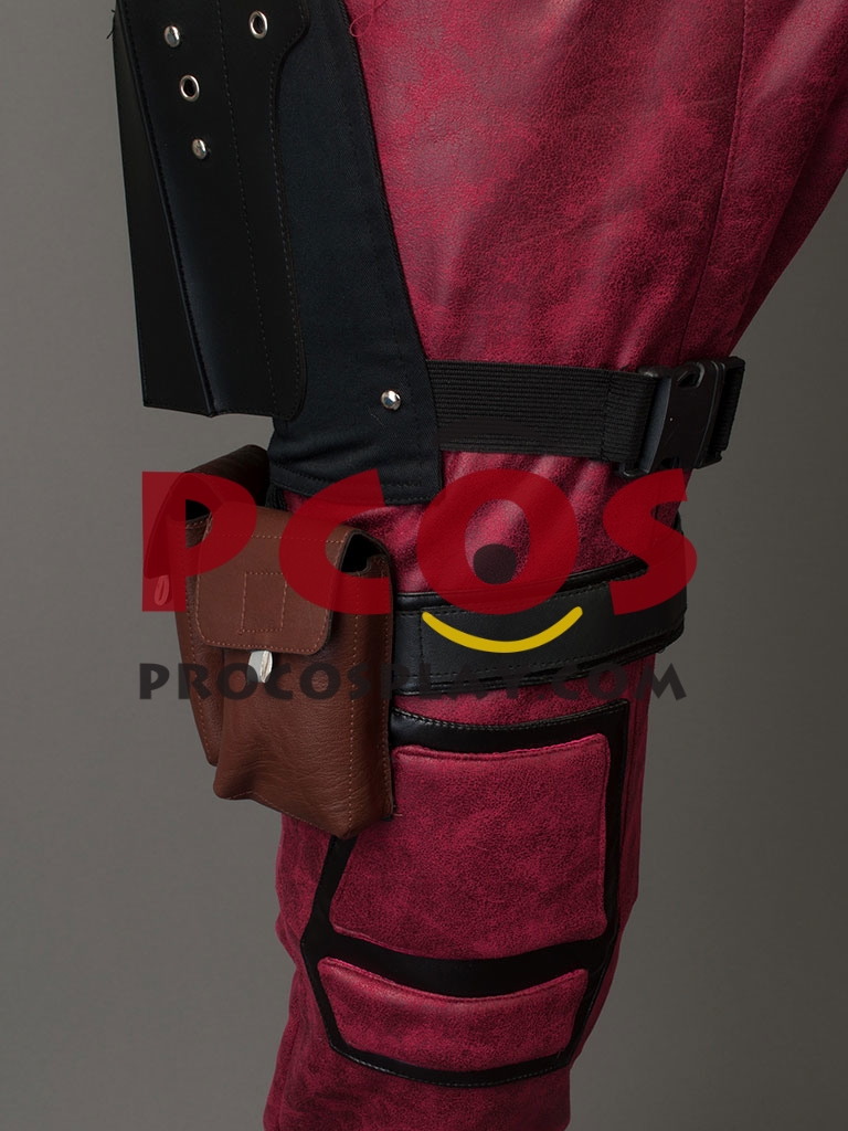 Ready to Ship Deadpool 2 Wade Wilson Cosplay Costume Pleather Version mp003992
