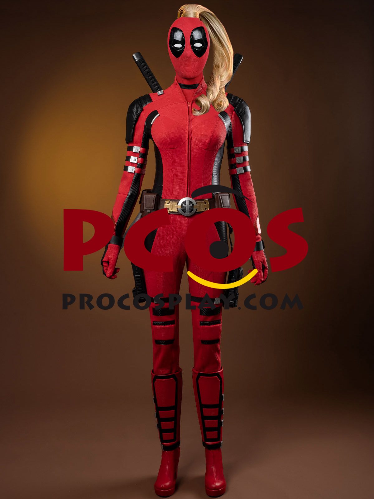 (image for) Deadpool 3 Deadpool & Wolverine Lady Deadpool Wanda Wilson Cosplay Costume 113 Chart C09388