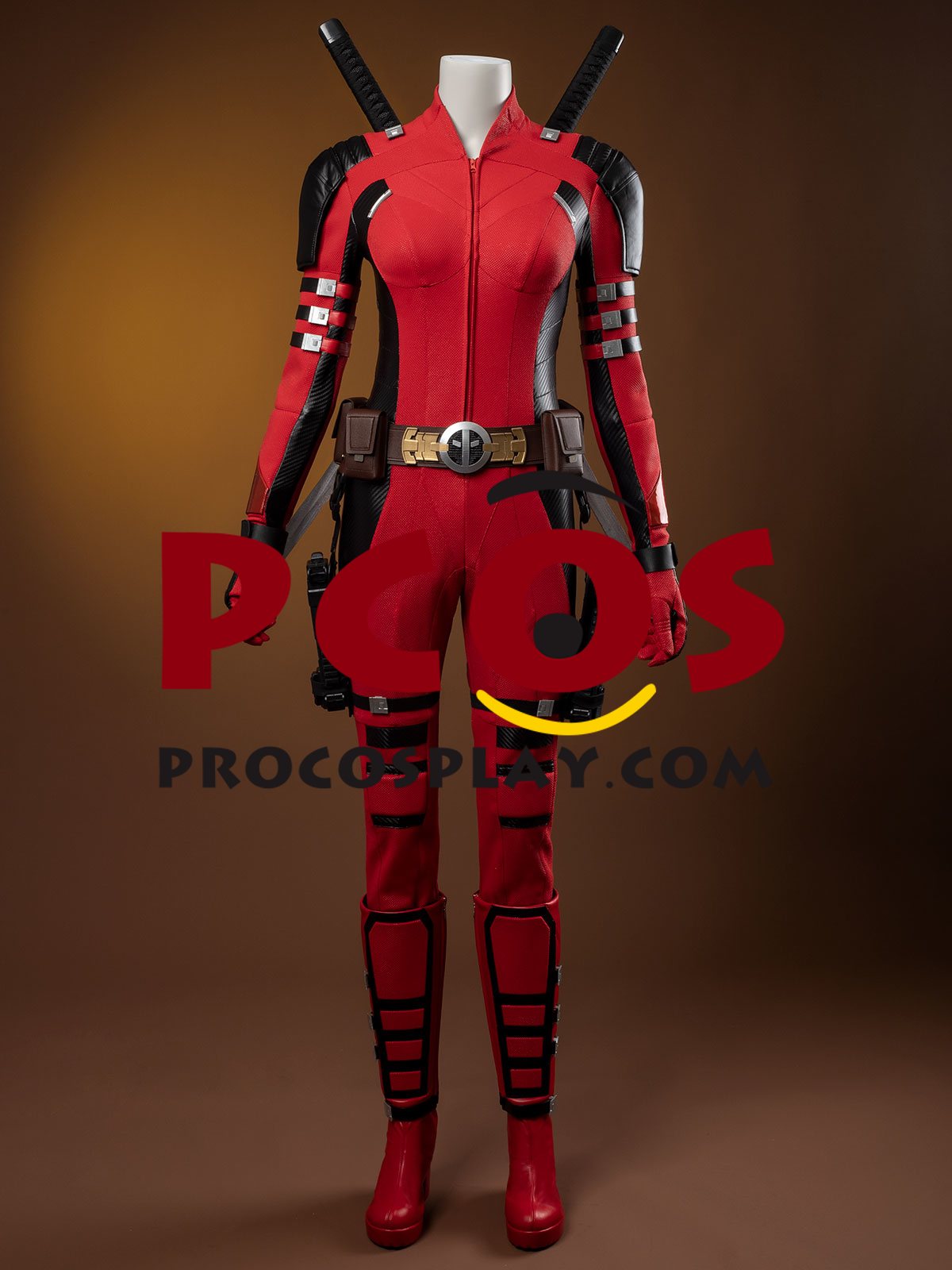 Deadpool 3 Deadpool & Wolverine Lady Deadpool Wanda Wilson Cosplay Costume 113 Chart C09388