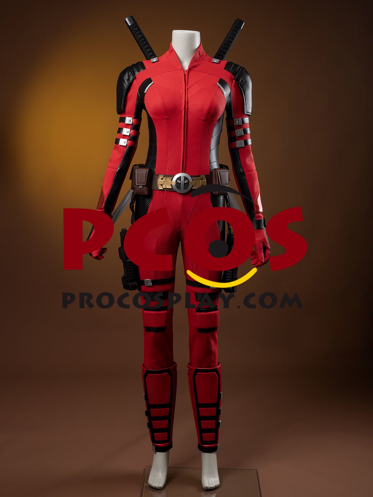 Deadpool 3 Deadpool & Wolverine Lady Deadpool Wanda Wilson Cosplay Costume 113 Chart C09388