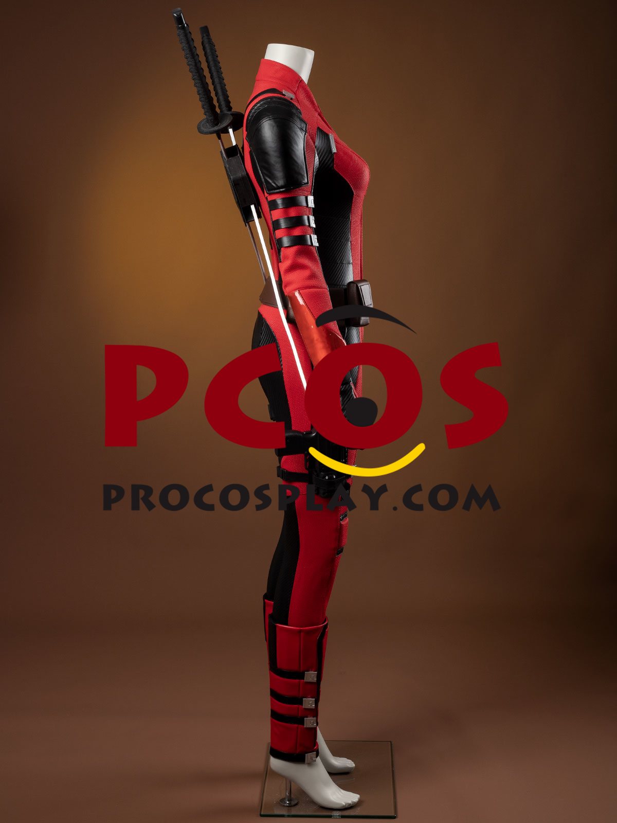 Deadpool 3 Deadpool & Wolverine Lady Deadpool Wanda Wilson Cosplay Costume 113 Chart C09388
