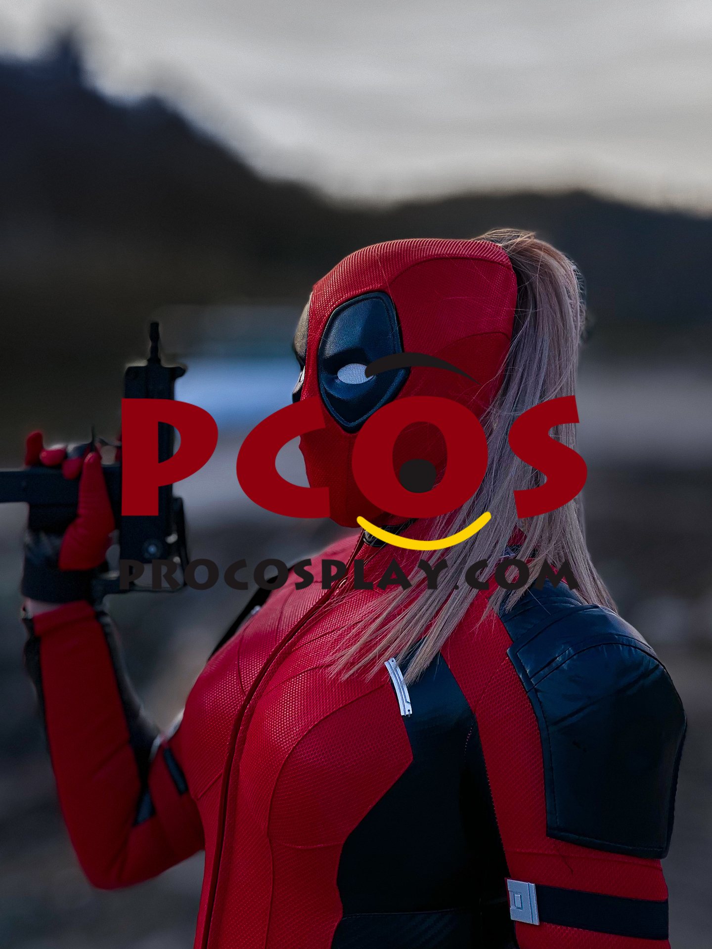 Deadpool 3 Deadpool & Wolverine Lady Deadpool Wanda Wilson Cosplay Costume 113 Chart C09388