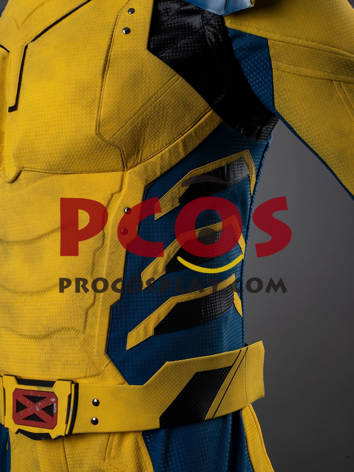 Ready to Ship Deadpool 3 Deadpool & Wolverine Logan James Howlett Wolverine Cosplay Costume C09386 Distressed Version 113 Chart