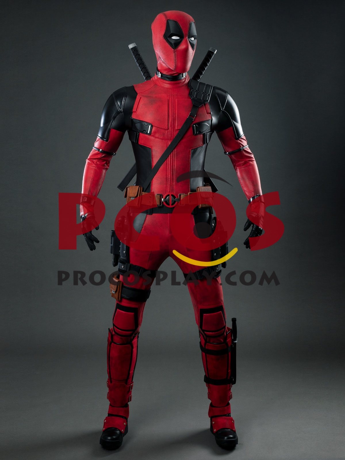 Deadpool 2 Wade Wilson Cosplay Costume Distressed Version C09852S (image for) Deadpool 2 Wade Wilson Cosplay Costume Distressed Version C09852S