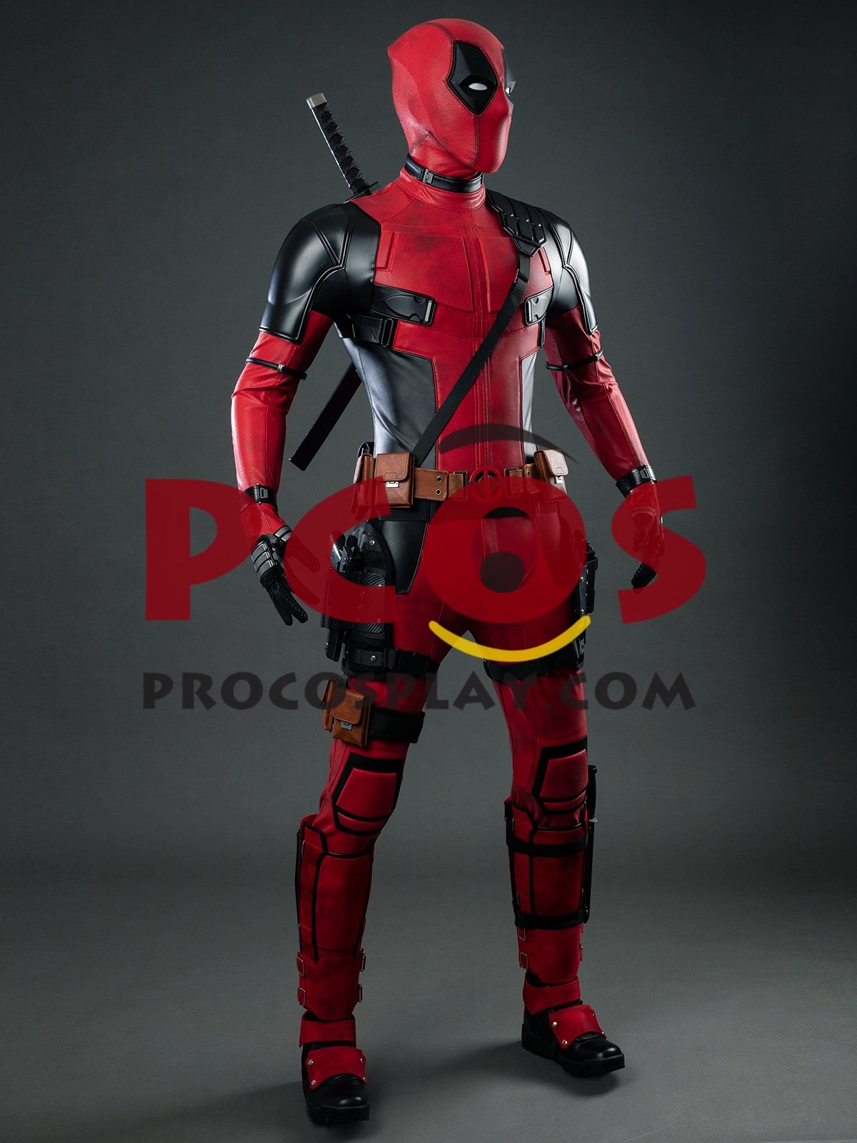 Deadpool 2 Wade Wilson Cosplay Costume Distressed Version C09852S