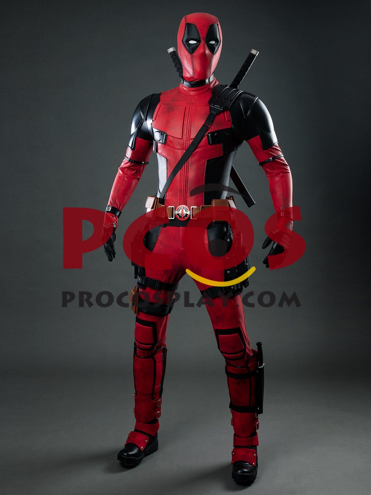 Deadpool 2 Wade Wilson Cosplay Costume Distressed Version C09852S
