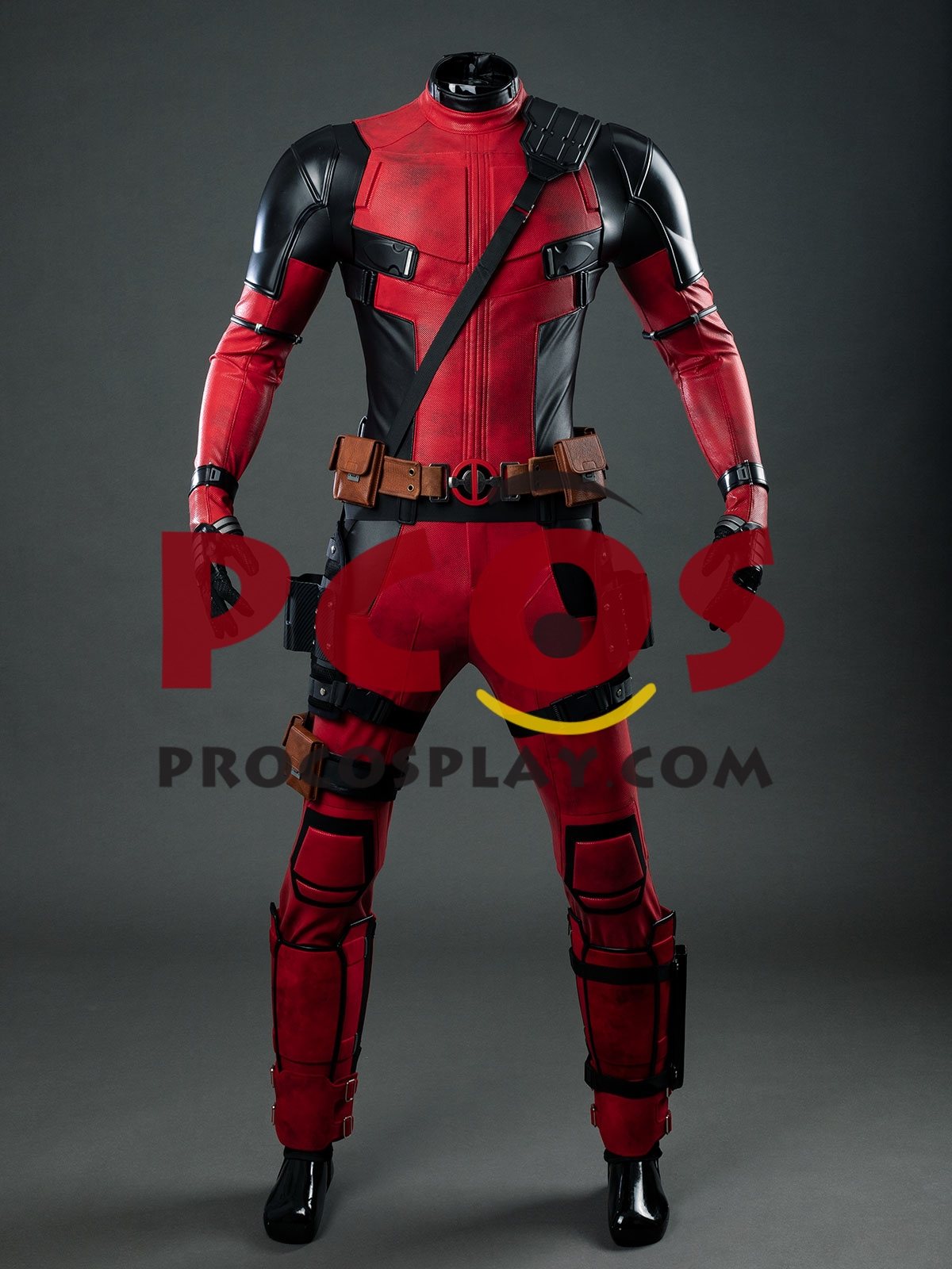 Deadpool 2 Wade Wilson Cosplay Costume Distressed Version C09852S