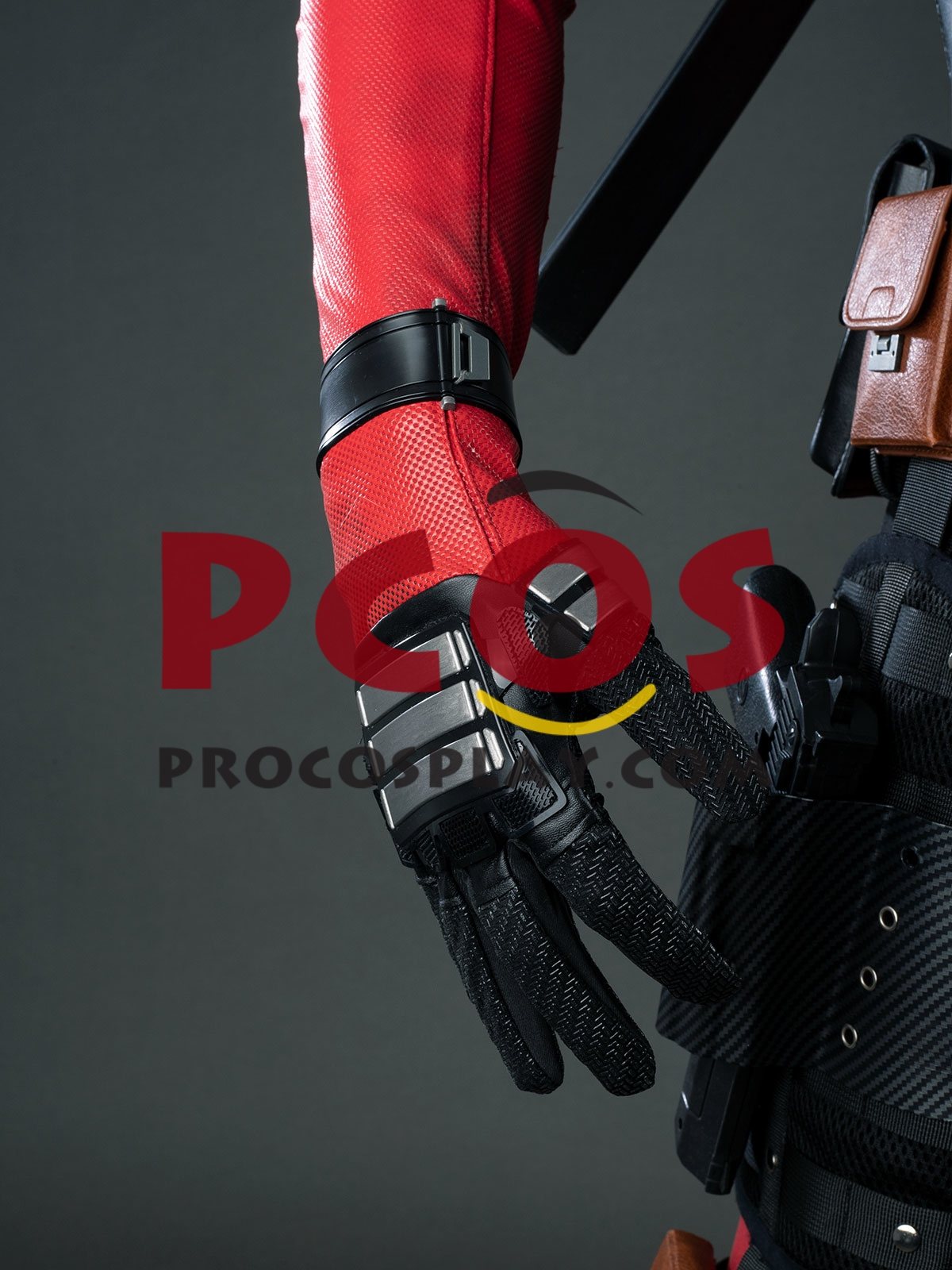 Deadpool 2 Wade Wilson Cosplay Costume Distressed Version C09852S