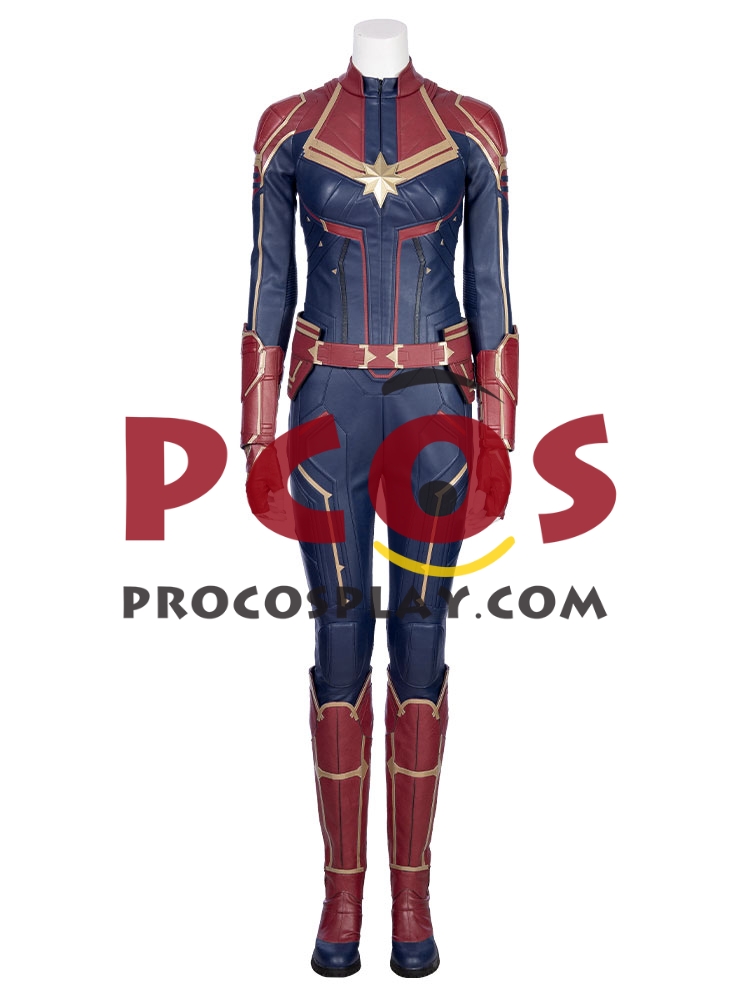 (image for) New Carol Danvers Cosplay Costume C01135 Dark Blue Version