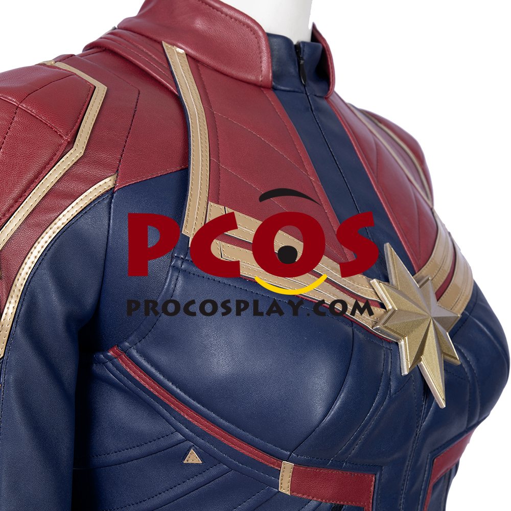 New Carol Danvers Cosplay Costume C01135 Dark Blue Version