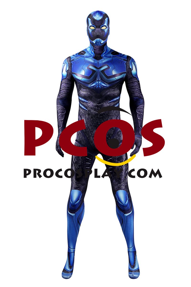 Blue Beetle Jaime Reyes Cosplay Costume C08572 (image for) Blue Beetle Jaime Reyes Cosplay Costume C08572