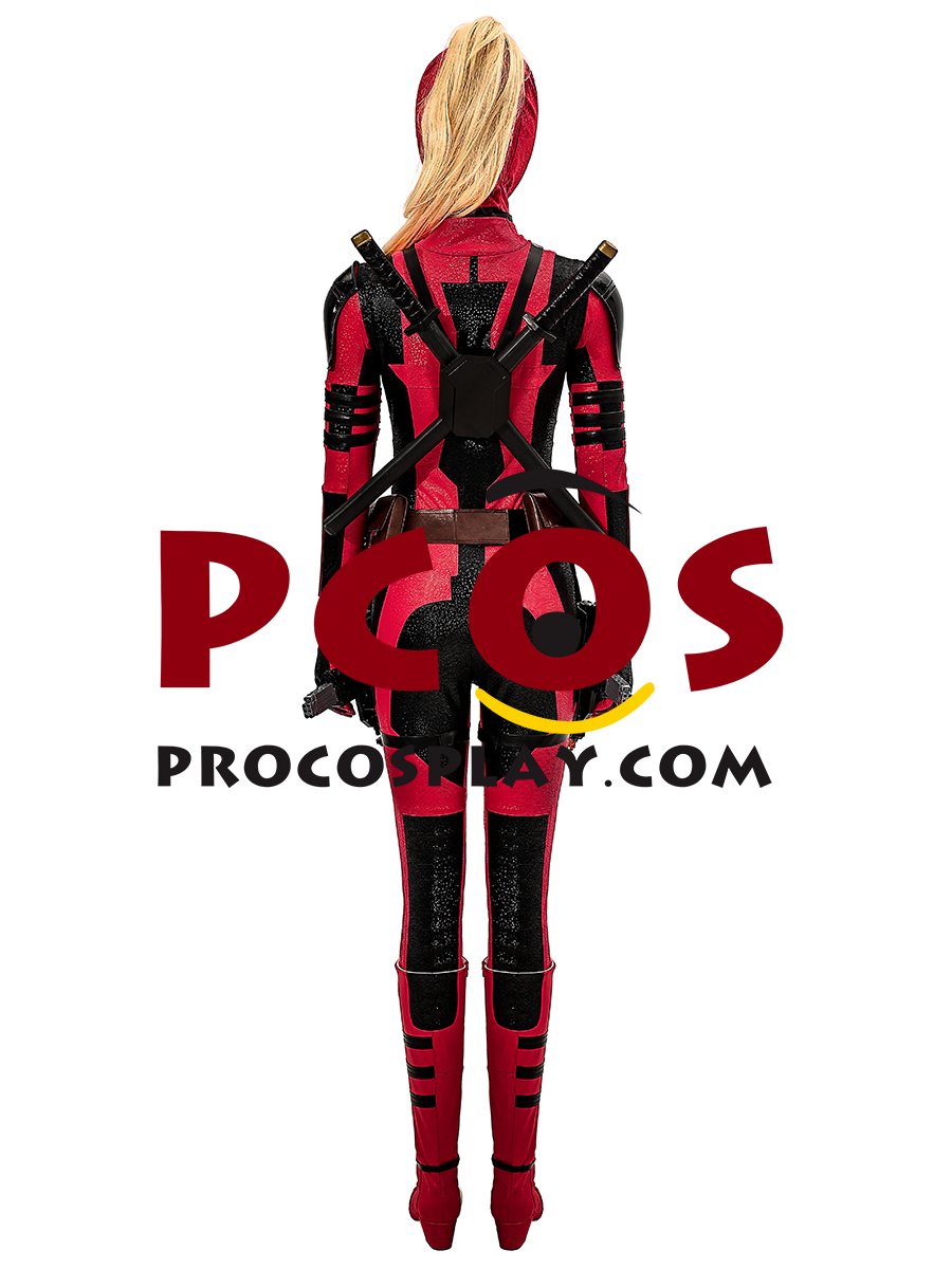 Deadpool 3 Deadpool & Wolverine Lady Deadpool Wanda Wilson Cosplay Costume C09166-AA