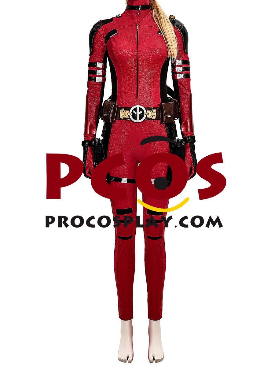 Deadpool 3 Deadpool & Wolverine Lady Deadpool Wanda Wilson Cosplay Costume C09166-AA
