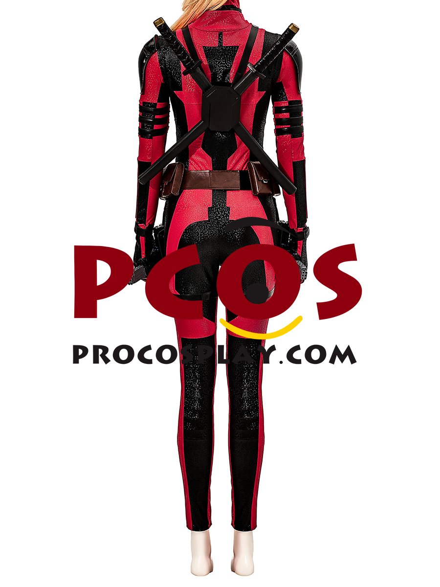 Deadpool 3 Deadpool & Wolverine Lady Deadpool Wanda Wilson Cosplay Costume C09166-AA