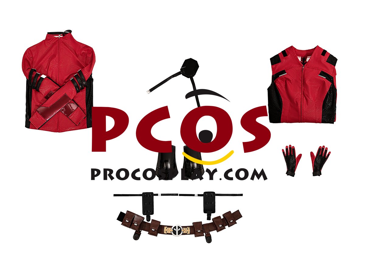 Deadpool 3 Deadpool & Wolverine Lady Deadpool Wanda Wilson Cosplay Costume C09166-AA