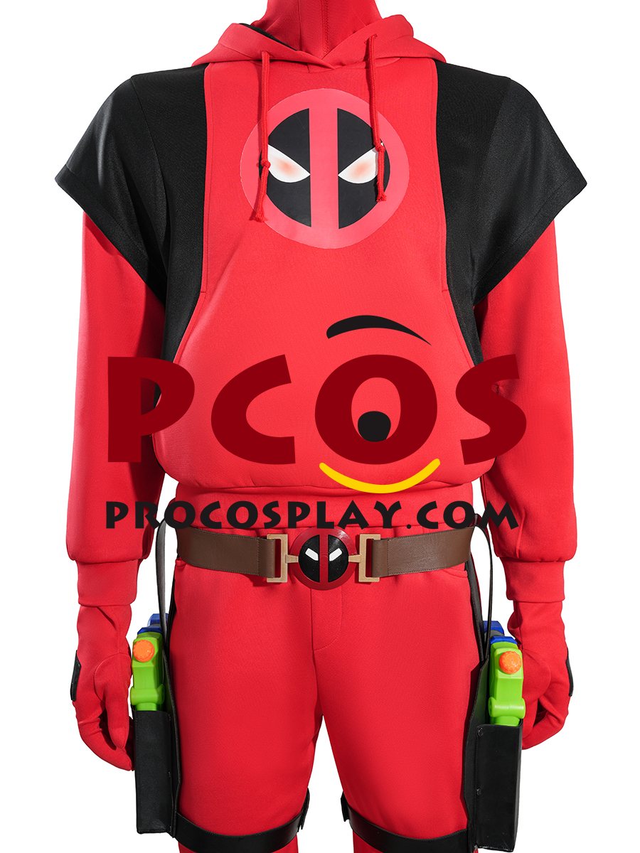 Deadpool 3 Deadpool & Wolverine Kidpool Wade Wilson Cosplay Hoodie Adult Version C09192