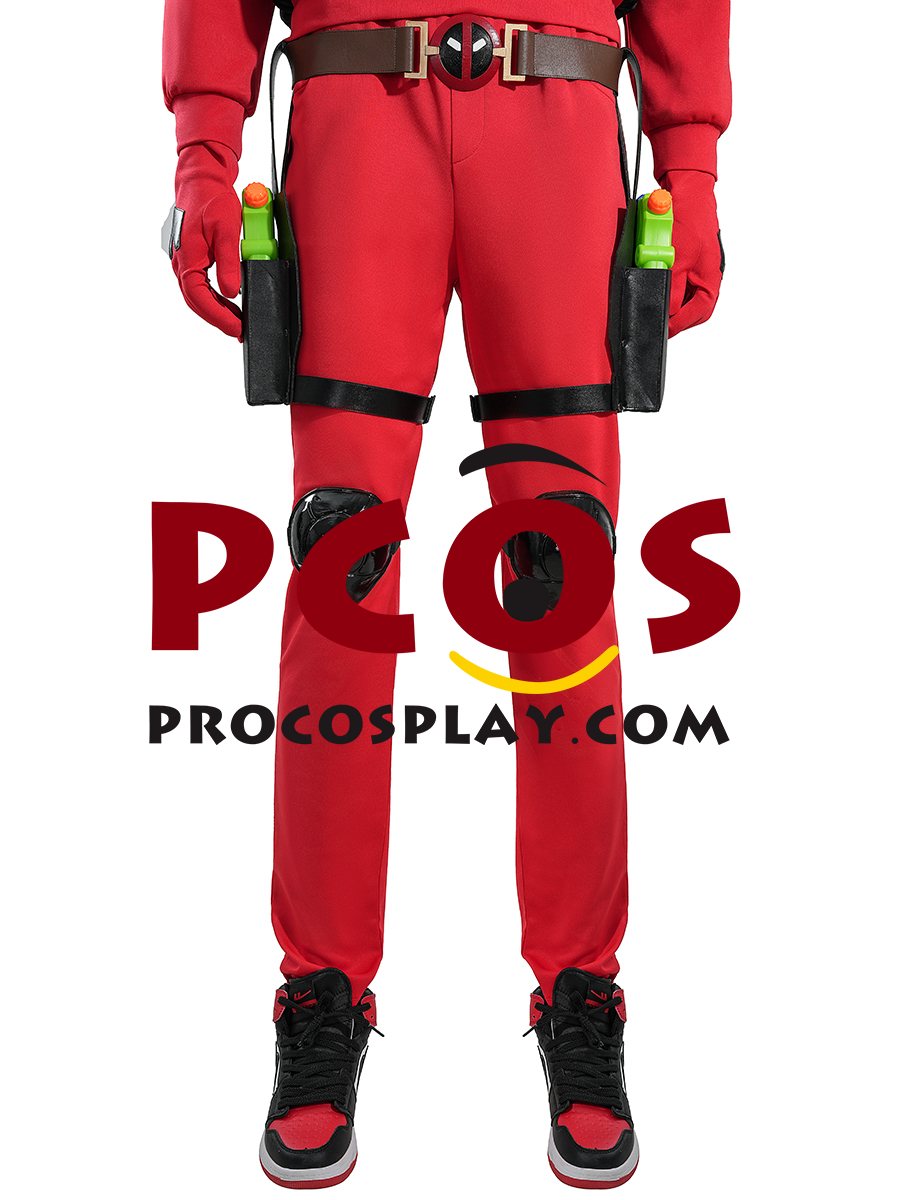 Deadpool 3 Deadpool & Wolverine Kidpool Wade Wilson Cosplay Hoodie Adult Version C09192