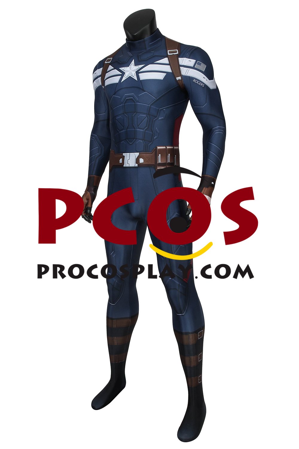Captain America: The Winter Soldier Steve Rogers Cosplay Costume mp005446