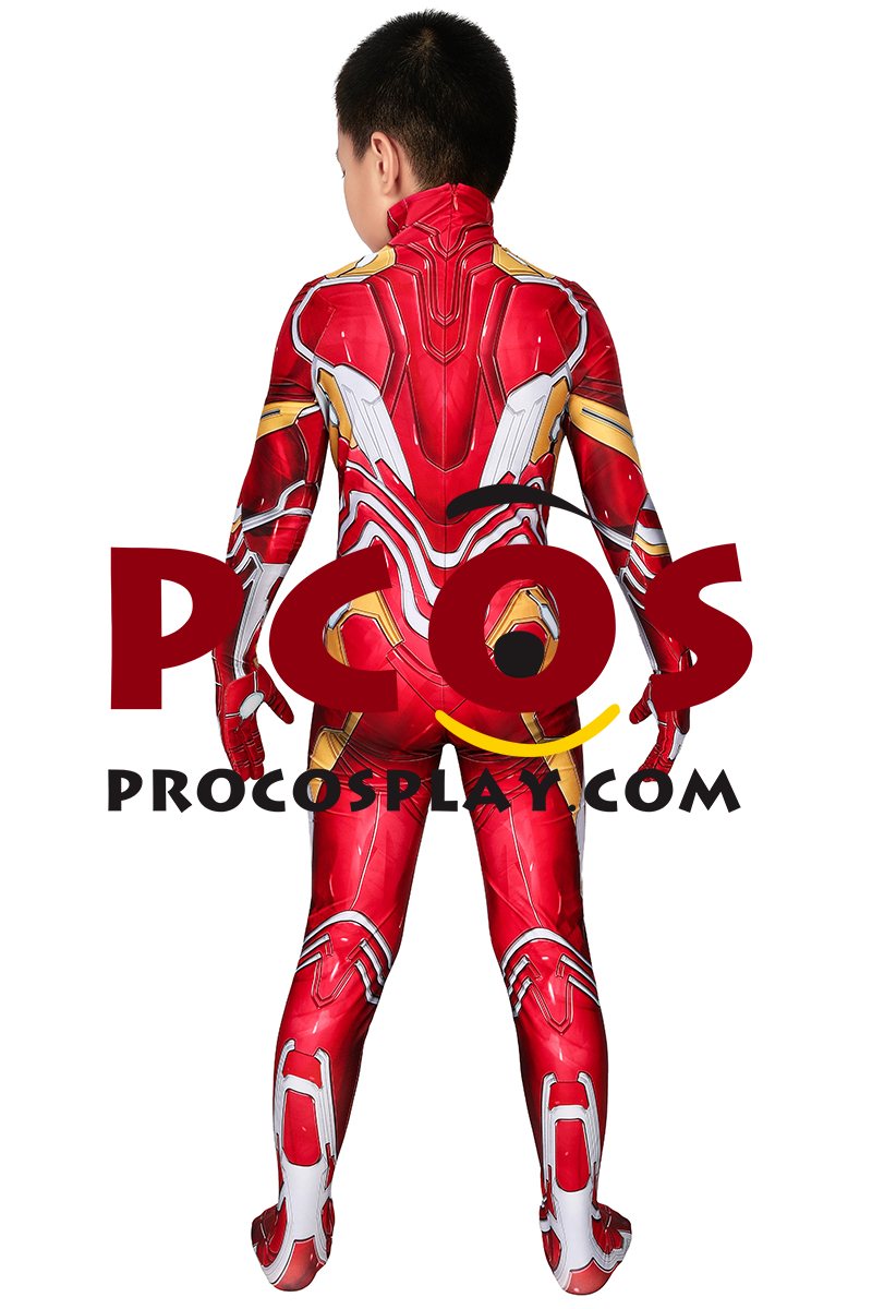 Infinity War Iron Man Tony Stark Nanotech Suit Cosplay Costume for Kids mp005965