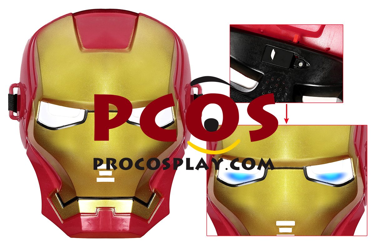 Infinity War Iron Man Tony Stark Nanotech Suit Cosplay Costume for Kids mp005965