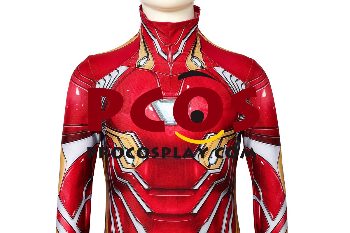 Infinity War Iron Man Tony Stark Nanotech Suit Cosplay Costume for Kids mp005965