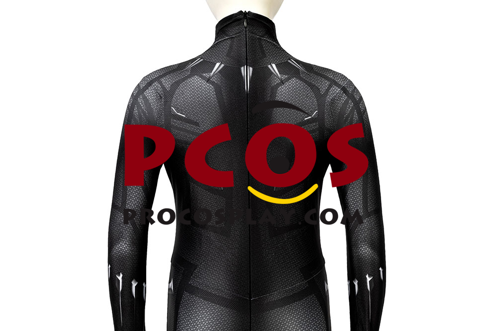 Black Panther 2018 T'Challa Cosplay Costume Jumpsuit For Kids C00251