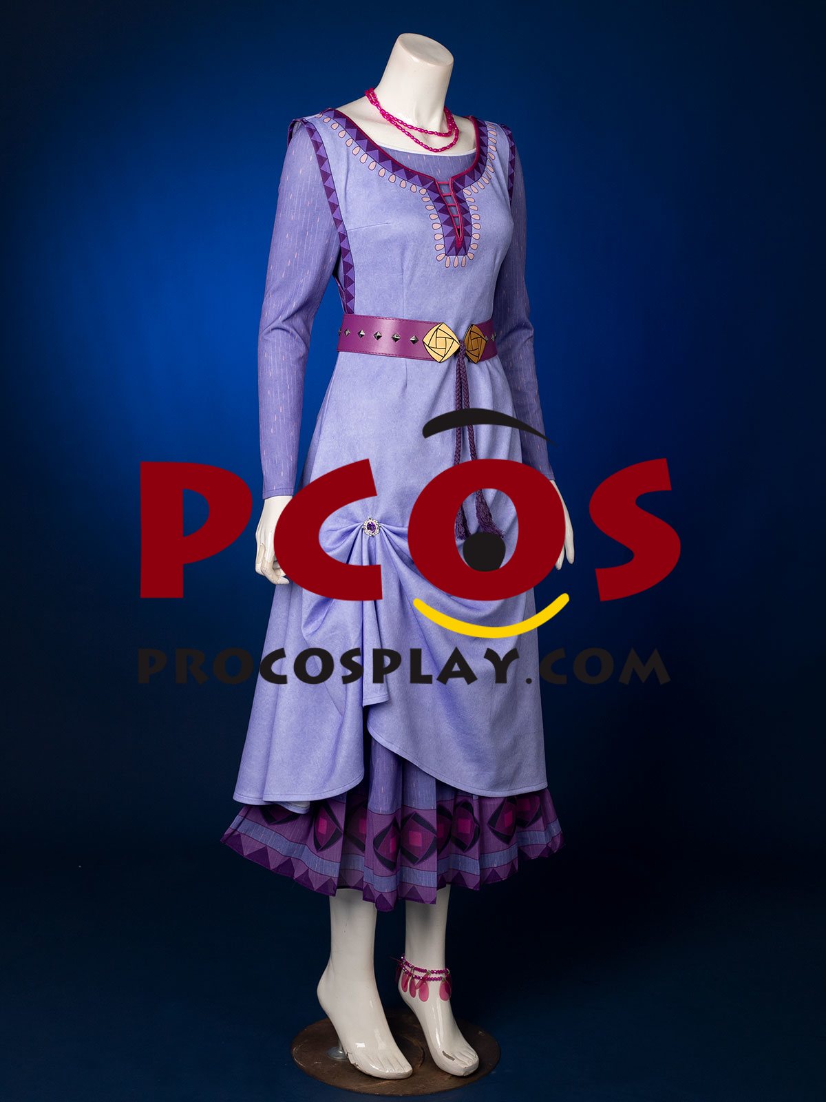 2023 Movie Wish Asha Cosplay Costume C08734 Upgraded Version