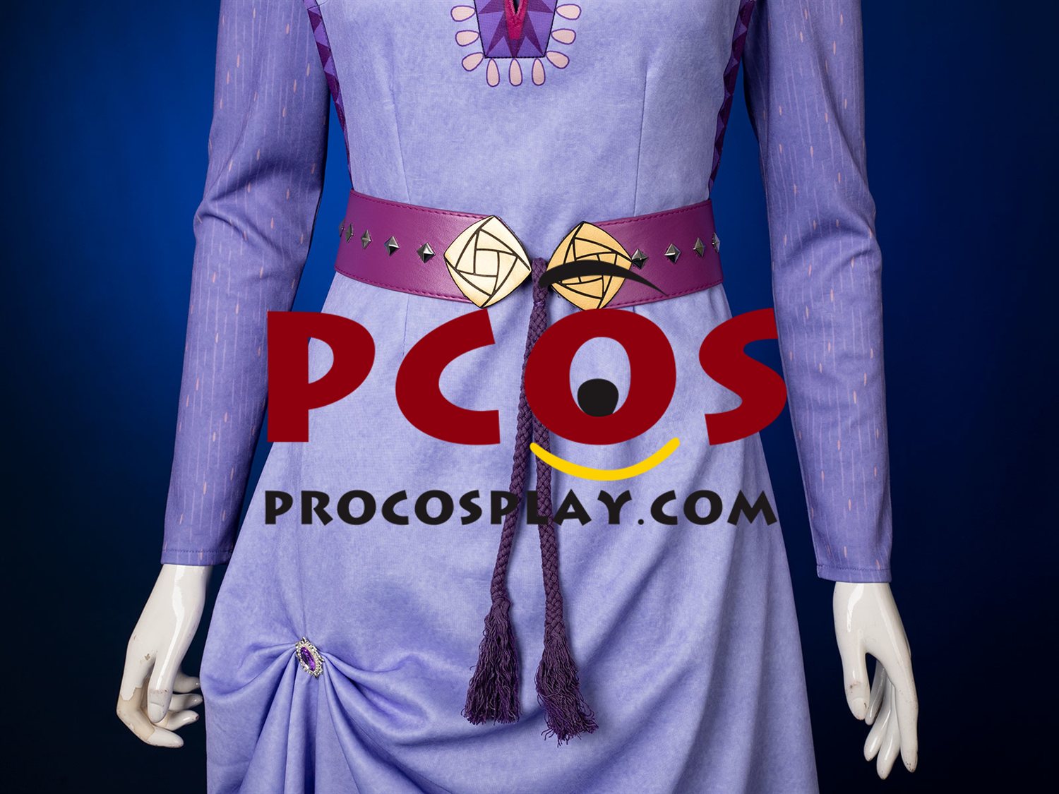 2023 Movie Wish Asha Cosplay Costume C08734 Upgraded Version