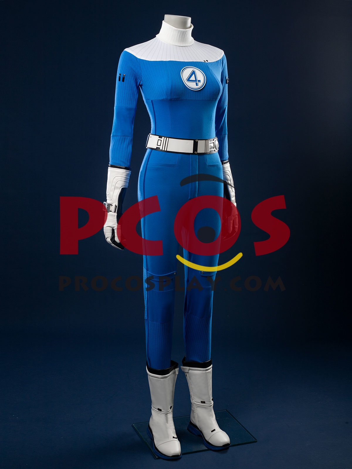 Ready to Ship Fantastic Four: First Steps Invisible Woman Susan Storm Cosplay Costume Upgraded Version C09549