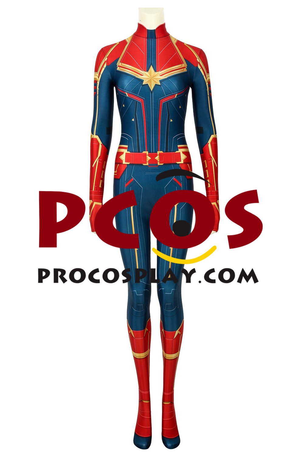 Carol Danvers 3D Version Cosplay Costume mp005163