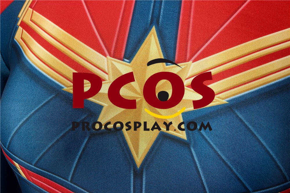 Carol Danvers 3D Version Cosplay Costume mp005163