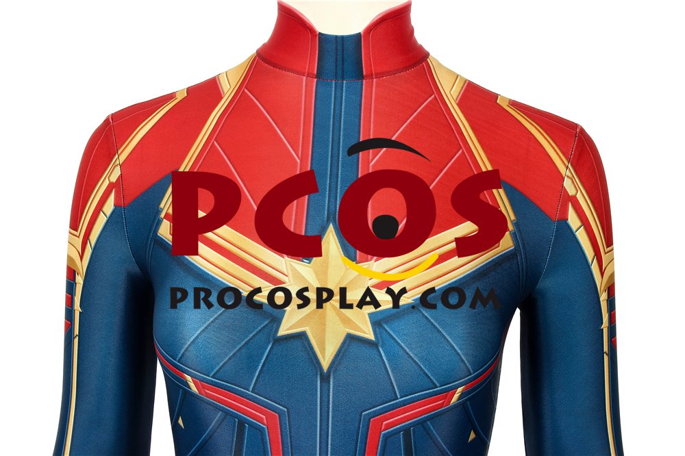 Carol Danvers 3D Version Cosplay Costume mp005163