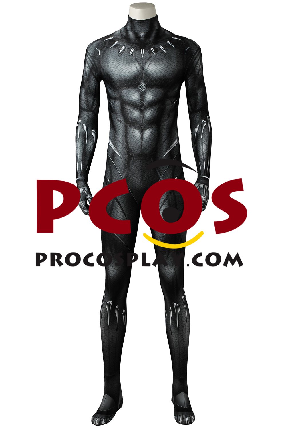 (image for) Black Panther (2018) T'Challa Cosplay Costume 3D Jumpsuit mp005402