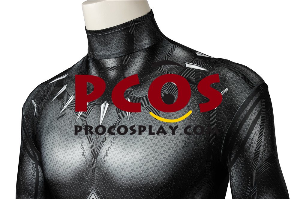 Black Panther (2018) T'Challa Cosplay Costume 3D Jumpsuit mp005402