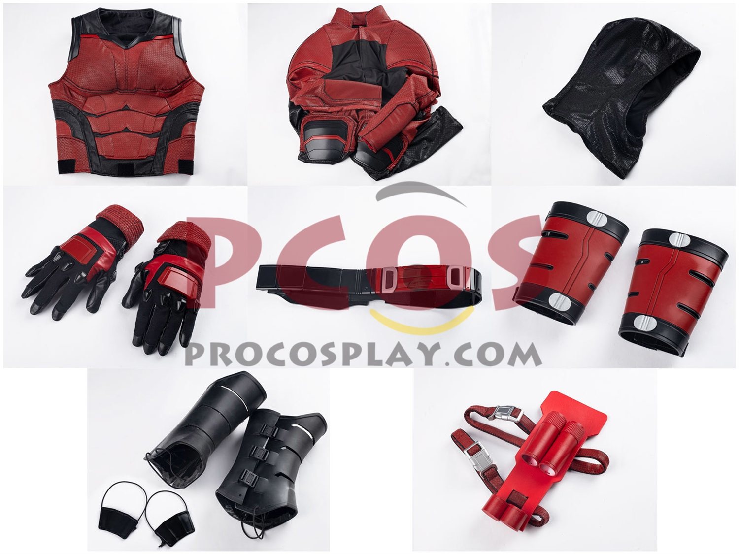 Ready to ship Daredevil: Born Again Matt Murdock Cosplay Costume C09469 Printing Silicone Version