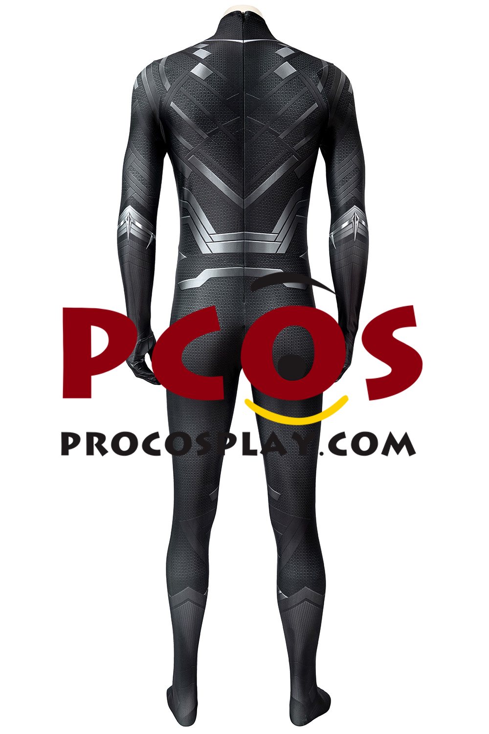 Civil War T'Challa Black Panther Cosplay Costume Jumpsuit C00252