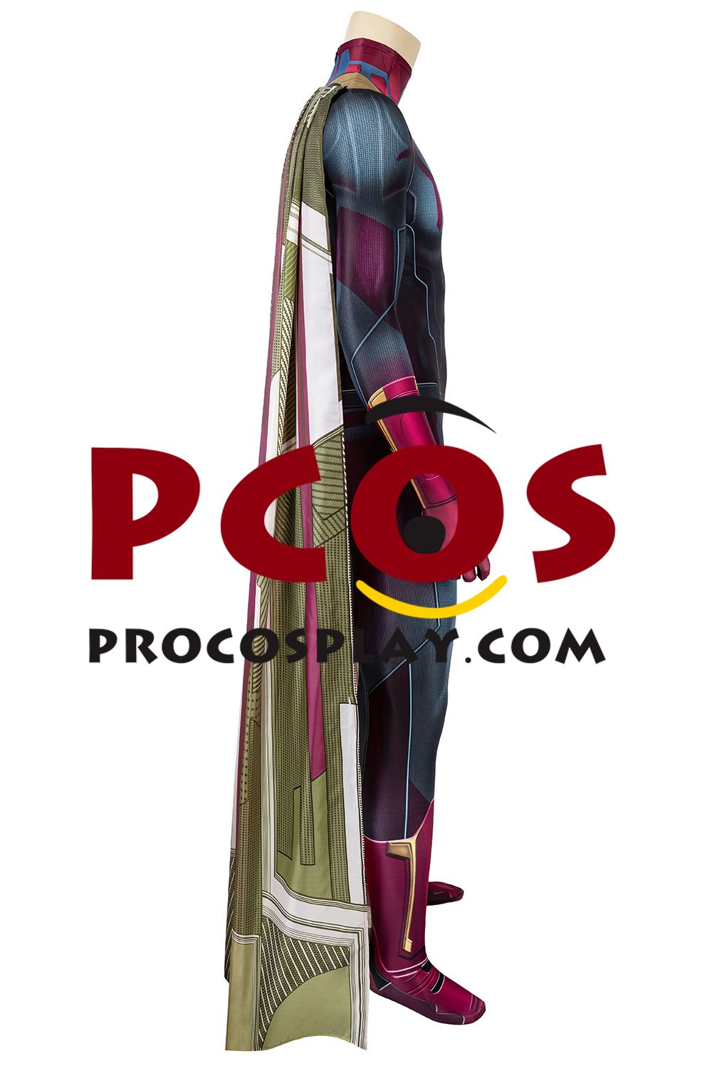 Infinity War Vision Cosplay Costume Jumpsuit C00254