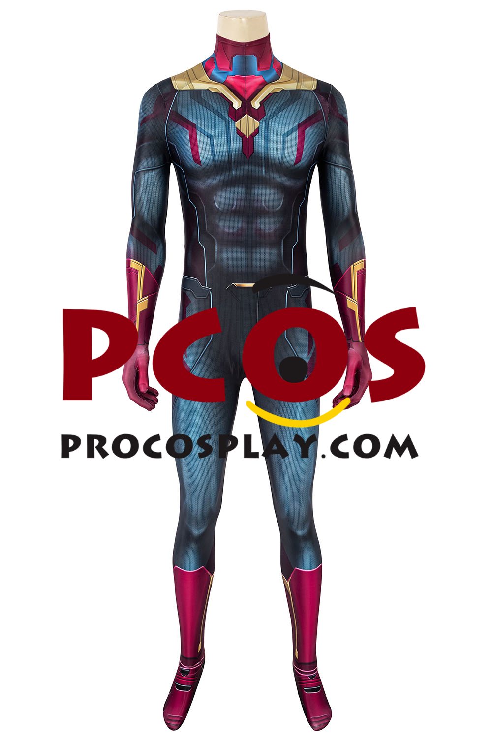 Infinity War Vision Cosplay Costume Jumpsuit C00254