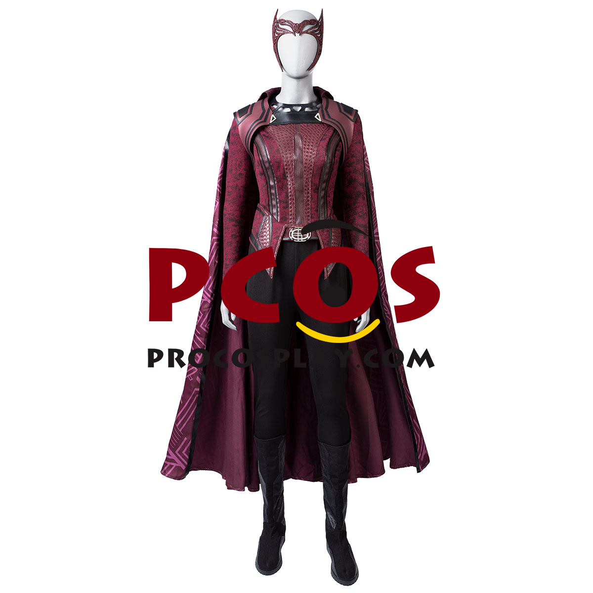Doctor Strange in the Multiverse of Madness Scarlet Witch Wanda Cosplay Costume C00999 (image for) Doctor Strange in the Multiverse of Madness Scarlet Witch Wanda Cosplay Costume C00999