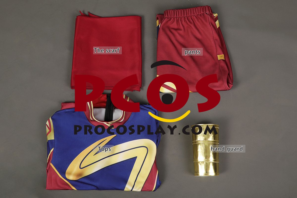 Kamala Khan Cosplay Costume C08307E