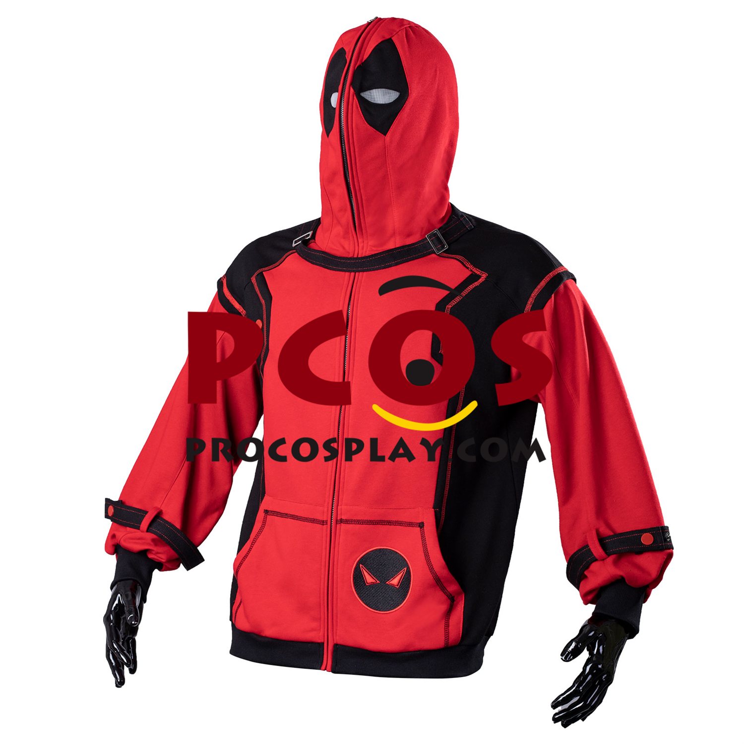 Ready to Ship Deadpool Wade Wilson Zip-Up Hoodie IF0005