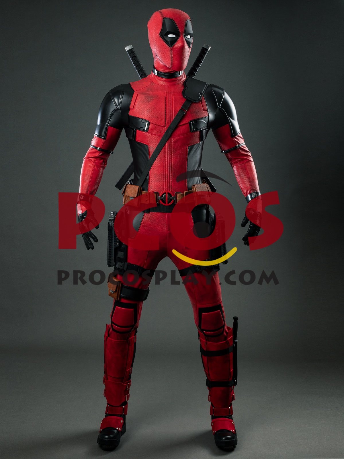 Deadpool 1 Wade Wilson Cosplay Costume Distressed Version C09929S (image for) Deadpool 1 Wade Wilson Cosplay Costume Distressed Version C09929S