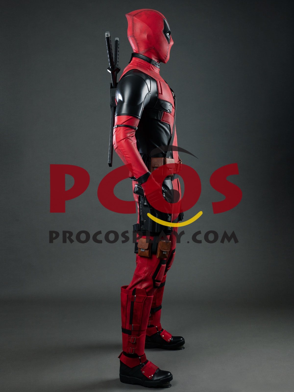 Deadpool 1 Wade Wilson Cosplay Costume Distressed Version C09929S